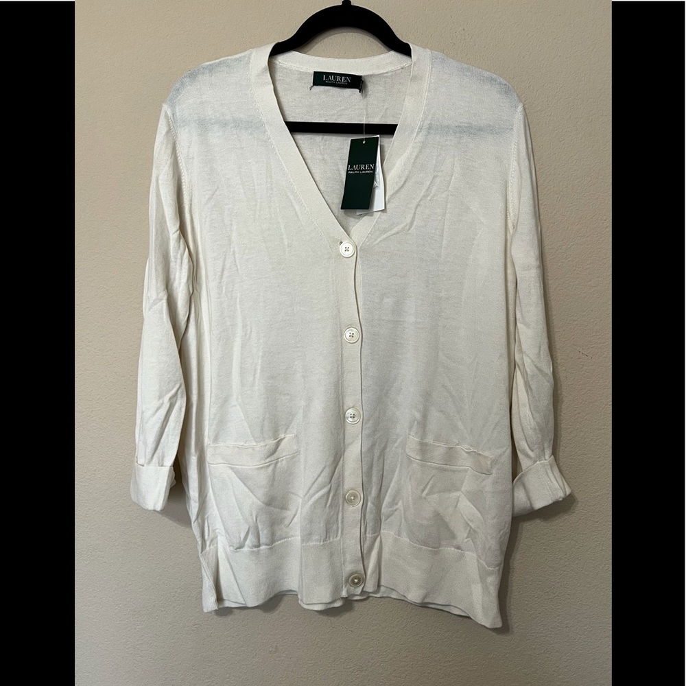 G - Ralph Lauren Off White Cardigan